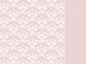 Paper Kaisercraft - Back to Basics Collection - Pink Damask