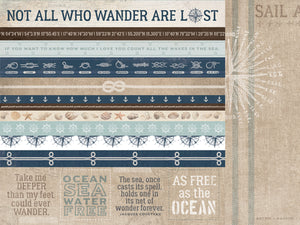 Paper Kaisercraft - High Tide Collection - Starboard