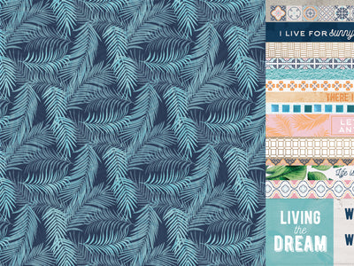 Paper Kaisercraft - Havana Nights Collection - Ferns