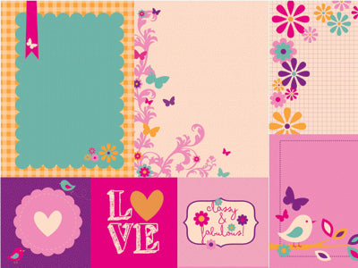 Paper Kaisercraft - Butterfly Kisses Collection - Fun