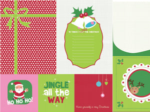 Paper Kaisercraft - Mint Twist Collection - Ho Ho Ho!