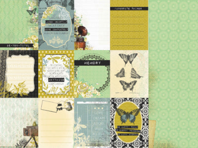 Paper Kaisercraft - Pickled Pear Collection - Pistachio