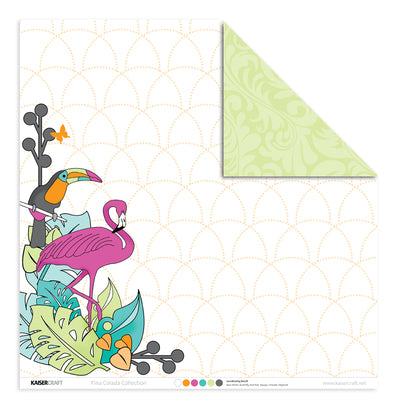 Paper Kaisercraft - Pina Colada Collection - Banana Leaf