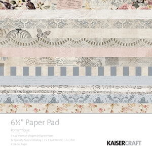 Paper Pad 6.5" Romantique