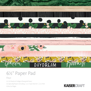 Paper Pad 6.5" Fleur