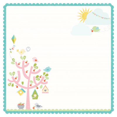 Paper Kaisercraft - Fine & Sunny Collection - Specialty Die Cut - Sky