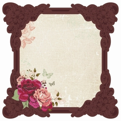 Paper Kaisercraft - Lady Rose Collection - Specialty Gloss Die Cut - Geraldine