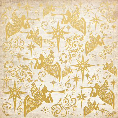 Paper Kaisercraft - Holy Night Collection - Specialty Foil - Angels