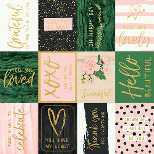 Paper Kaisercraft - Fleur Collection - Specialty Perforated Foil - You are Loved