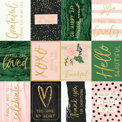 Paper Kaisercraft - Fleur Collection - Specialty Perforated Foil - You are Loved