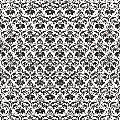 Paper Kaisercraft - Everlasting Collection - Specialty Flocking - Damask