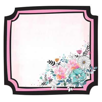 Paper Kaisercraft - Blessed Collection - Specialty Die Cut - Floral Frame