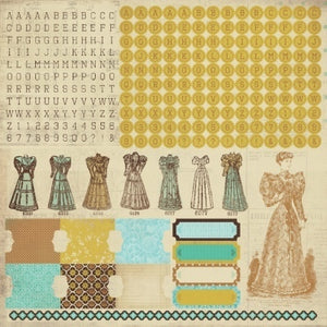 Sticker Sheet Kaisercraft Madam Boutique Collection - Alphas