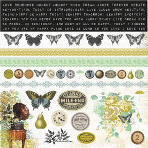 Sticker Sheet Kaisercraft Pickled Pear Collection