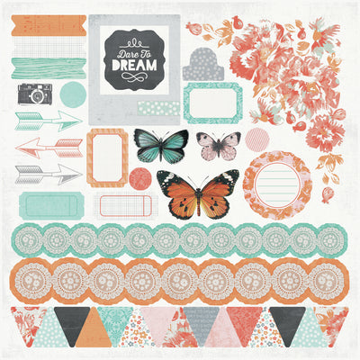 Sticker Sheet Kaisercraft Dream Big Collection