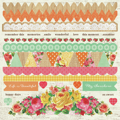 Sticker Sheet Kaisercraft Tropical Punch Collection