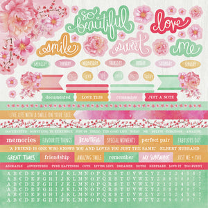 Sticker Sheet Kaisercraft Cherry Blossom Collection