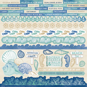 Sticker Sheet Kaisercraft Coastal Escape Collection