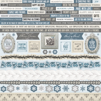 Sticker Sheet Kaisercraft Frosted Collection