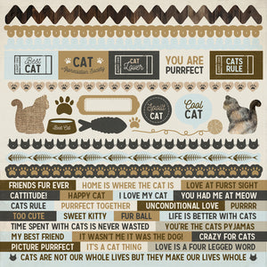 Sticker Sheet Kaisercraft Pawfect Collection - Cat