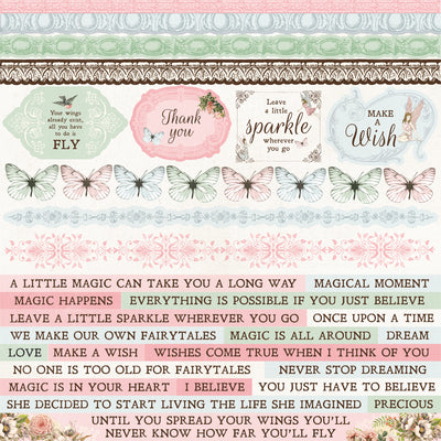 Sticker Sheet Kaisercraft Fairy Garden Collection