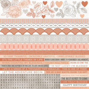 Sticker Sheet Kaisercraft Peachy Collection